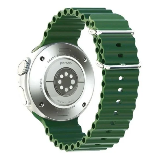 Ultra Evo Smart Watch 1.51" Wide Touch Screen - Green Strap